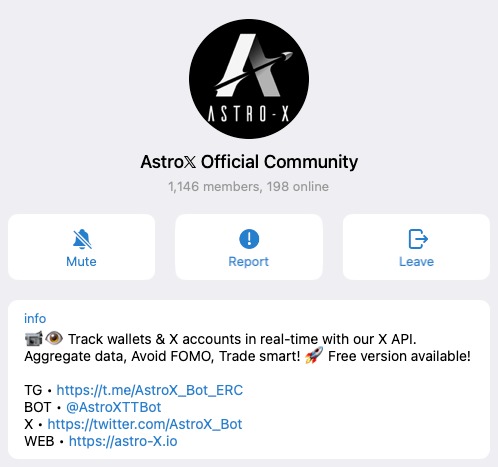 AstroX Telegram